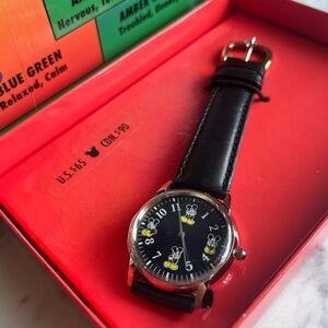 Vintage Disney Mickey Mood Watch - New in Box